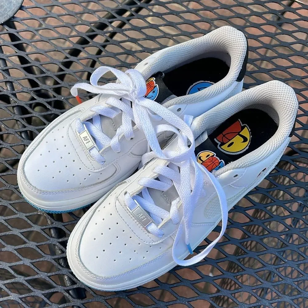 Nike Air Force 1 LV8 1 ‘Happy Hoops’ DM8088-100 Size 4Y